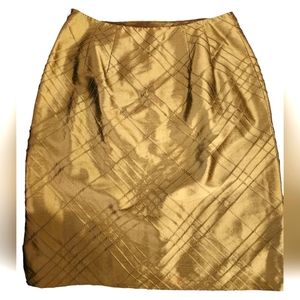 Talbots silk skirt